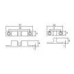 Mechanikus csappantyú MZ-0265/40-43mm Réz