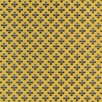 Perforált lemez GAL 02 Arany 1000x500mm