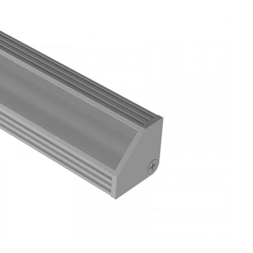 Zobal LED Profil sarok 45° 3500mm takaróbúra nélkül