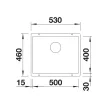 BLANCO SUBLINE 500-U antracit exc.n.