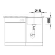 BLANCO SUBLINE 400-U antracit exc.n.