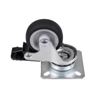   Bútorgörgő 50mm Talpas Fékes 111/NGF.050P 50kg króm-fekete