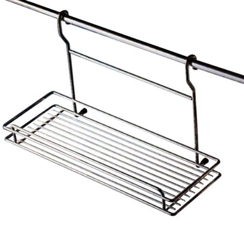 Fémrács CT9865 1 tálcás üvegtartó magas 450x275x190mm Króm