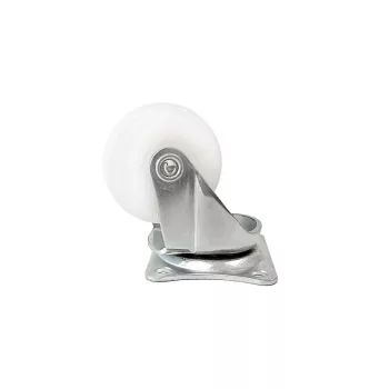 Bútorgörgő 30mm Talpas Forgózsámoly Fehér