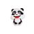 Fogantyú T-513 Fekete-Fehér Panda Gumi