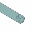 B 956.1201 Tip-on egyenes adapter rövid, Szürke