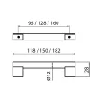 Fogantyú A015-096 Aluminium