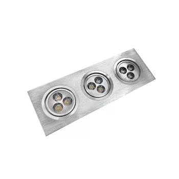 LED MODENA 3x3x1W 230V/12V  Meleg fehér