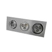LED MODENA 3x3x1W 230V/12V  Meleg fehér