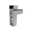 Fali polctartó T 73x67x26mm Szatén Befogó méret 4-45mm