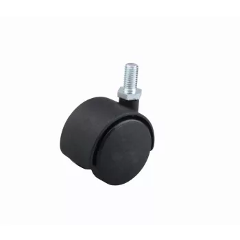 Bútorgörgő 40mm M8x15mm Menetes 30kg Fekete