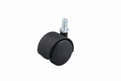 Bútorgörgő 40mm M8x15mm Menetes 30kg Fekete
