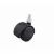 Bútorgörgő 40mm M8x15mm Menetes 30kg Fekete