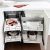 Fémrács SMACE45DX Smart Corner Jobbos polcrendszer 845x568x489mm Króm/Fehér