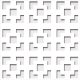 Laccato-Hdf Damasco perforációval Krono 101 Fehér 1400x510x3mm