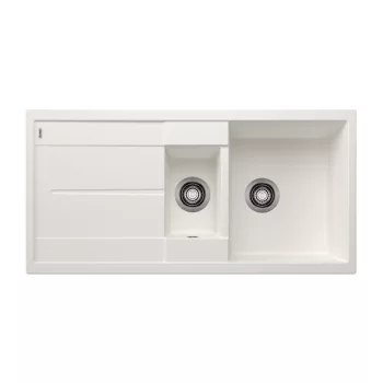   BLANCO METRA 6 S Silgranit mosogatótálca, fehér, excenter nélkül