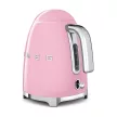 SMEG VÍZFORRALÓ, 50-es évek retro design, 1,7 liter, 2400 W, rózsaszín