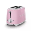 SMEG retro 2-szeletes kenyérpirító, rózsaszín