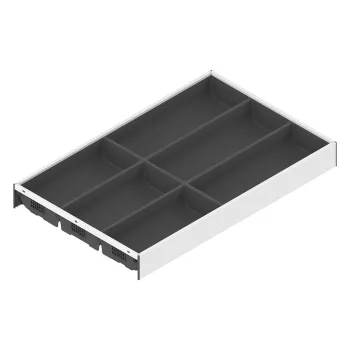   BLegrabox, Merivobox ZC7S500BS3 Ambia-line fiókosztó keret Fehér/Orion szürke