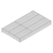 BLegrabox ZC7S550BH3 Ambia-line fiókosztó keret Bardolino tölgy/Selyemfehér