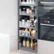 BLegrabox ZE7W482G belső fiók "C" magas átlátszó üvegelőlap 138mm