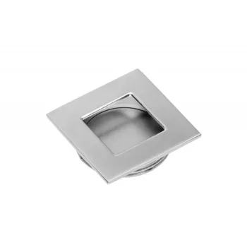   Fogantyú UZ-00B226-05 40x40 Alu. 35mm fém Tolóajtó kagyló süllyesztett matt