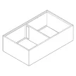 BLegrabox ZC7F400RSP Ambia-line Osztórendszer Orion Szürke