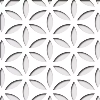   Laccato-Hdf HANNA perforációval Krono 101 Fehér 1400x510x3mm