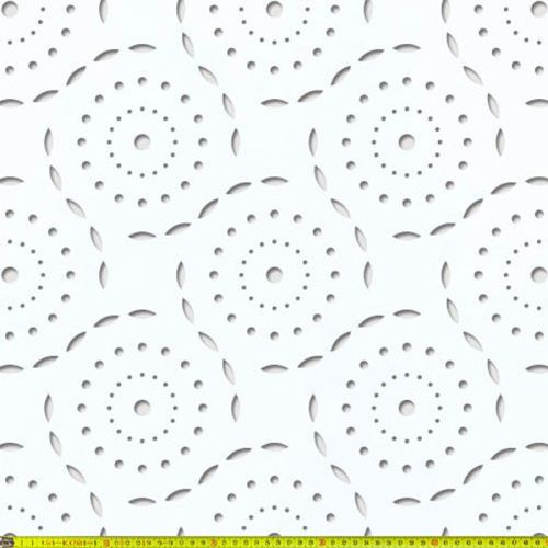Laccato-Hdf DAISYPOP perforációval Krono 101 Fehér 1400x510x3mm