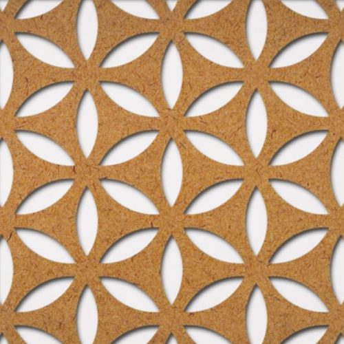 Grezzo natúr Hdf HANNA perforációval 1520x605x3mm