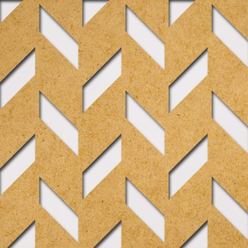 Grezzo natúr Hdf ERBE perforációval 1520x605x3mm