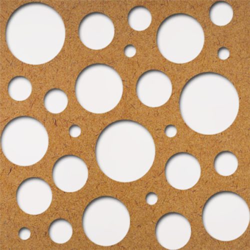 Grezzo natúr Hdf SODA perforációval 1520x605x3mm