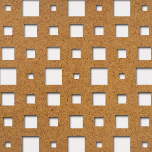 Grezzo natúr Hdf ODIN perforációval 1520x605x3mm