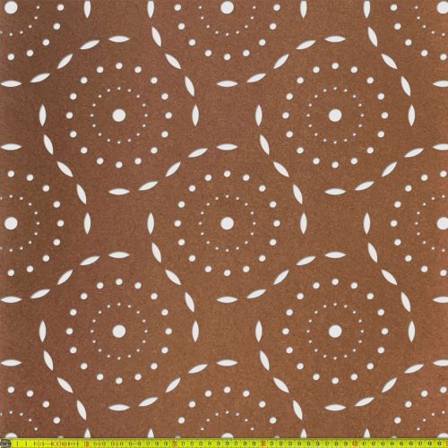 Grezzo natúr Hdf DAISYPOP perforációval 1520x605x3mm