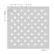 Laccato-Hdf Fiore perforációval 8197 Sonoma tölgy 1400x510x3mm