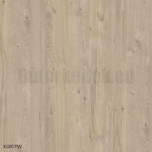 K081 PW Szatén partvidéki tölgy 2800x2070x18mm laminált bútorlap