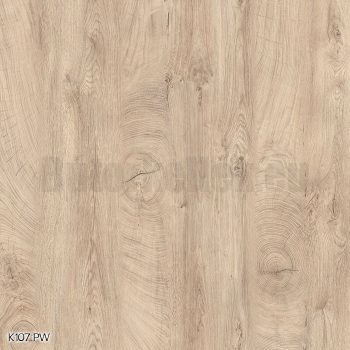   K107 PW Elegáns bütüs tölgy 2800x2070x18mm laminált bútorlap