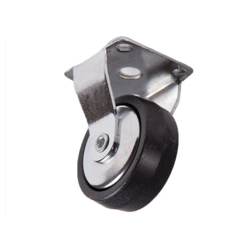 Bútorgörgő 40mm Fix Talpas 222/N.40 fém középpel 15kg Fekete