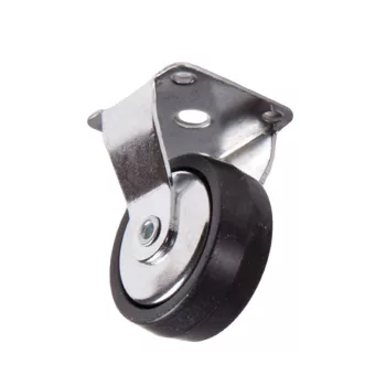  Bútorgörgő 50mm Fix talpas 222/N.50 fém közepű 20kg Fekete