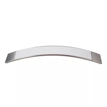 Fogantyú 2184-200 ZN21GH1 Nikkel-Fehér Fém-Műanyag 160