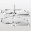 Kesseböhmer LeMans II ARENAplus Classic 450mm Jobbos, tengellyel, 25kg/polc Szürke