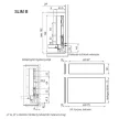 SLIM Fiókrendszer DF-B 151/167mm 450mm Fehér