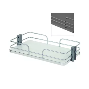   Fémrács CC30AS Fémkosár CE kerethez 1 részes 246×93×410mm ANTRACIT