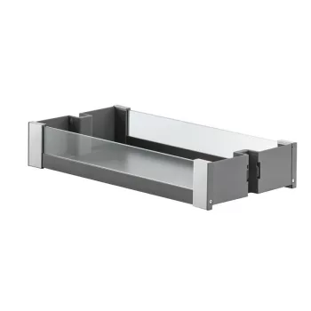   Fémrács CC40E Üvegkosár CE kerethez 346×93×410mm ANTRACIT/ÜVEG