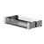 Fémrács CC45E Üvegkosár CE kerethez 396×93×410mm ANTRACIT/ÜVEG