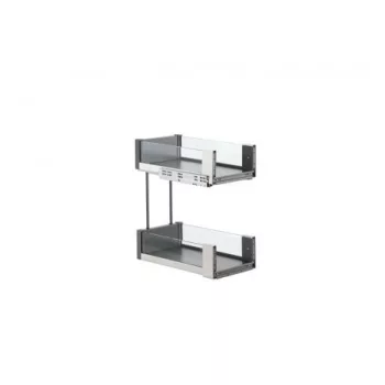   Fémrács EGTGM45B20E 2 részes Oldalra szerelhető 414×506×494mm ANTRACIT