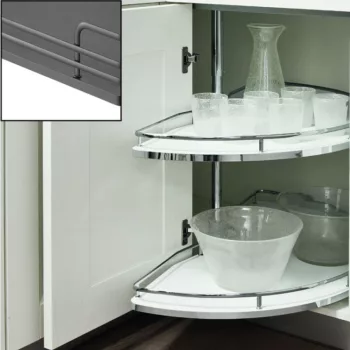   Fémrács KCM760TF Félkör kosár szett 768×645/720×473mm Antracit