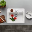 BLANCO LEGRA 6 Silgranit mosogatótálca, fehér, tartozék nélkül, excenter nélkül
