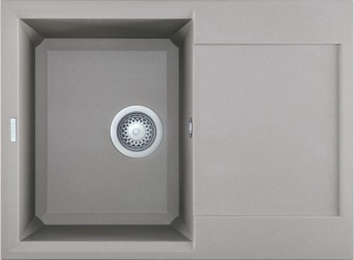 Elleci Easy 135 gránit mosogató G43 Tortora 680x500mm