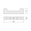 Led Klip 3 dióda 0,25W hideg fehér LD-3SKL-ZBN